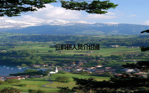 一位科研人员介绍道