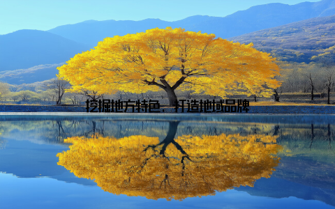 挖掘地方特色, 打造地域品牌