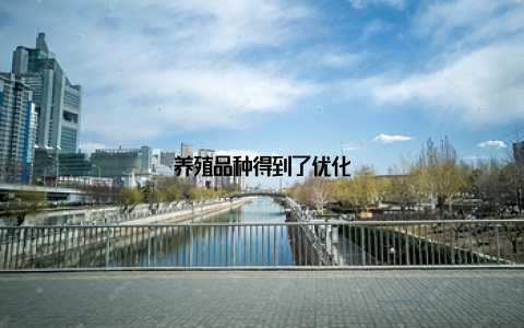 养殖品种得到了优化