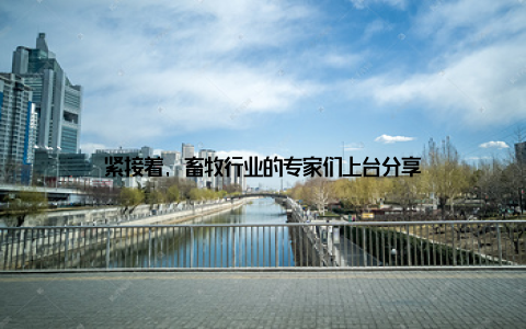 紧接着, 畜牧行业的专家们上台分享