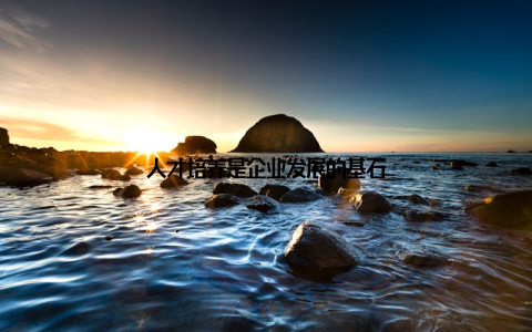 人才培养是企业发展的基石